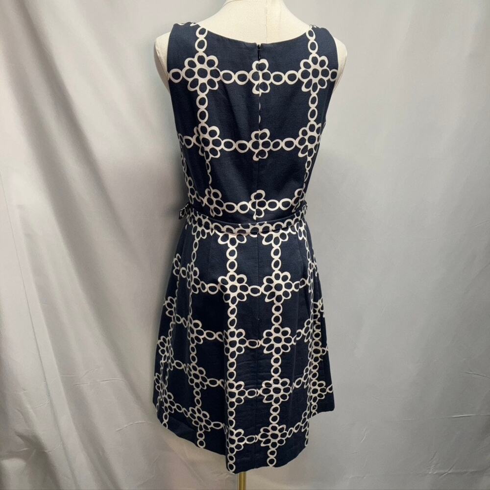 Boden Ava Daisy Chain Dress Women's 6R With belt Summer classic preppy wedding - Picture 10 of 16